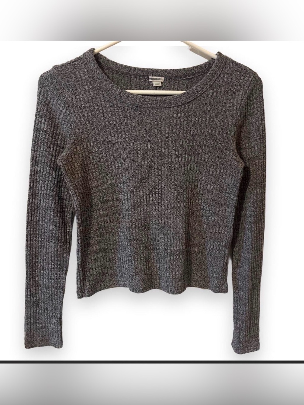 Grey Aerie Ribbed Crewneck Women's Sweater